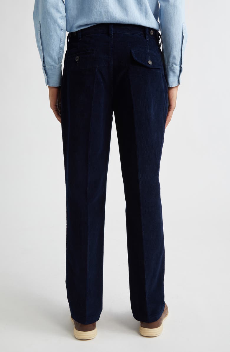 Drake
s Cotton Corduroy Games Pants, Alternate, color, Navy