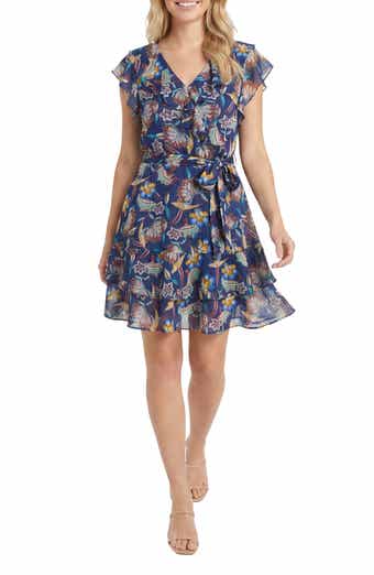 Ruffle Tie Waist Dress