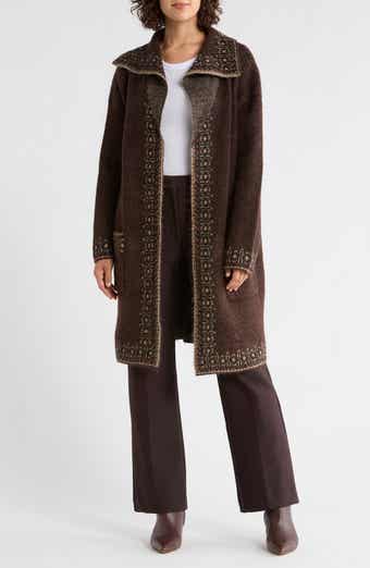 MAX STUDIO Open Front Sweater Coat