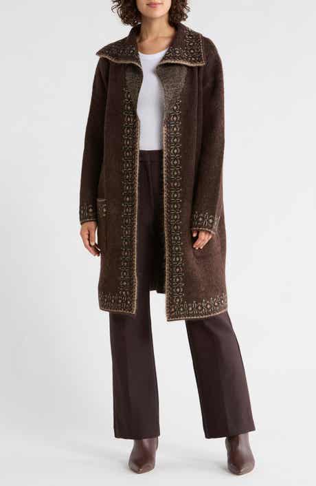 MAX STUDIO Open Front Sweater Coat