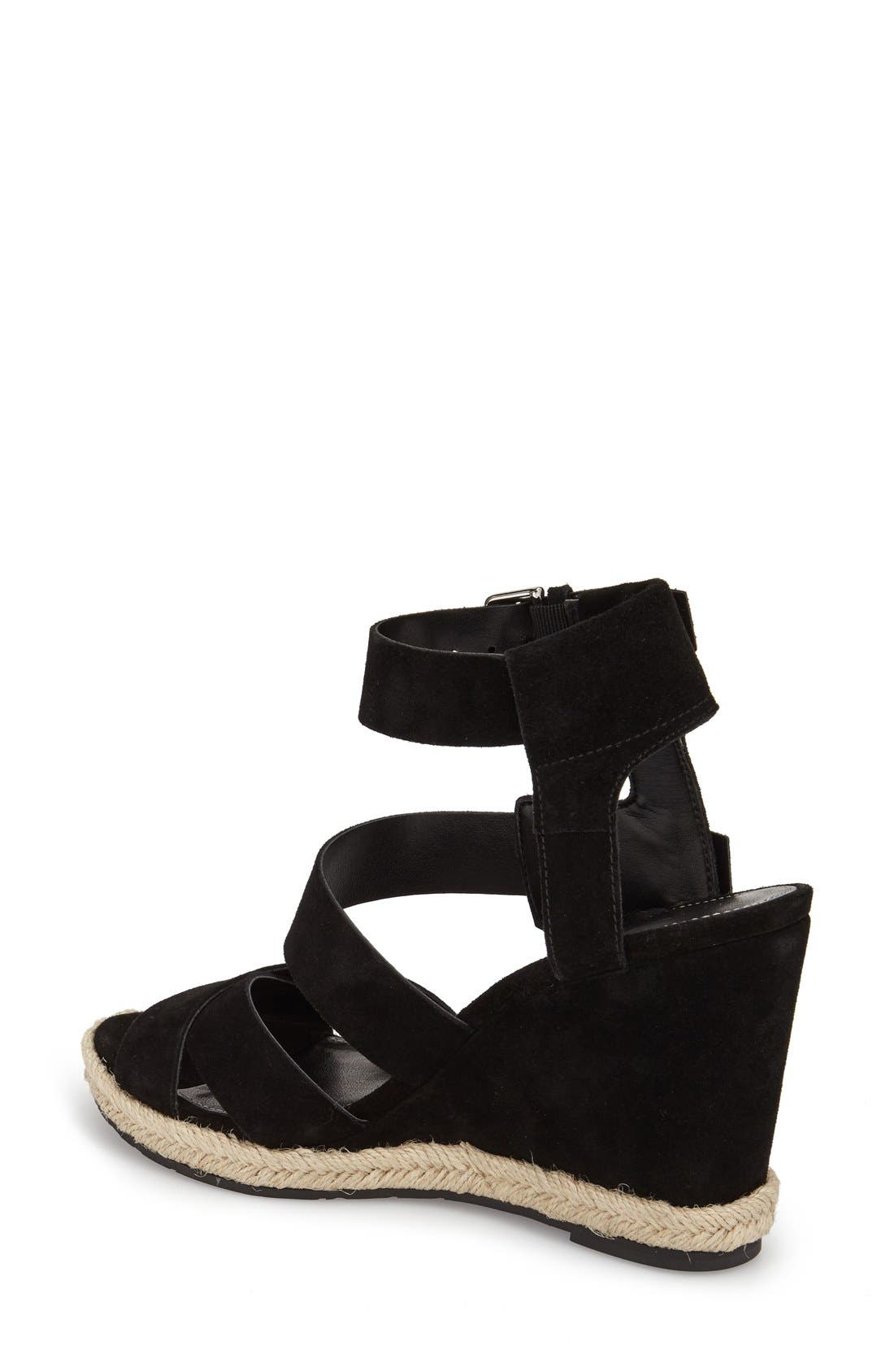Marc Fisher LTD 'Karla' Wedge Sandal, Alternate, color, 