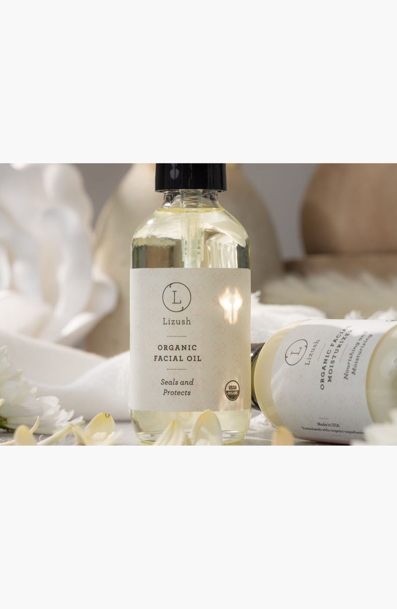 Lizush Organic Facial Oil, Alternate, color, NO COLOR