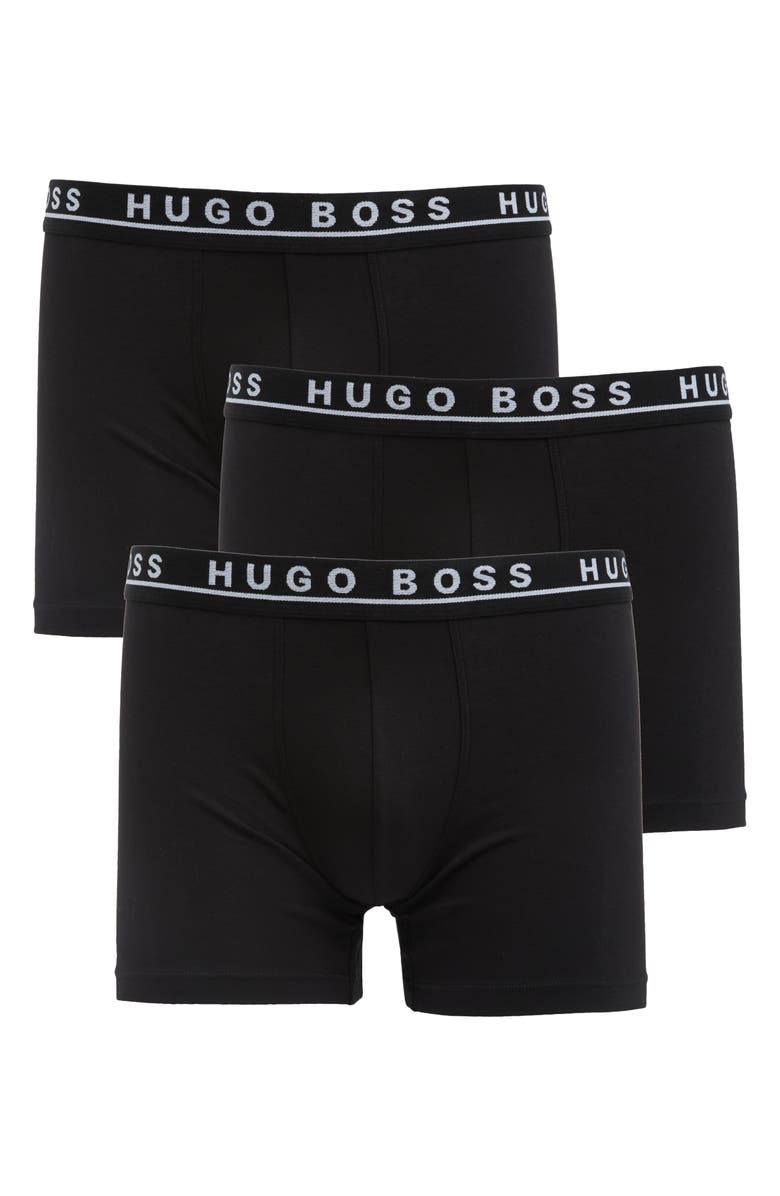 BOSS 3-Pack Stretch Cotton Boxer Briefs, Main, color, 