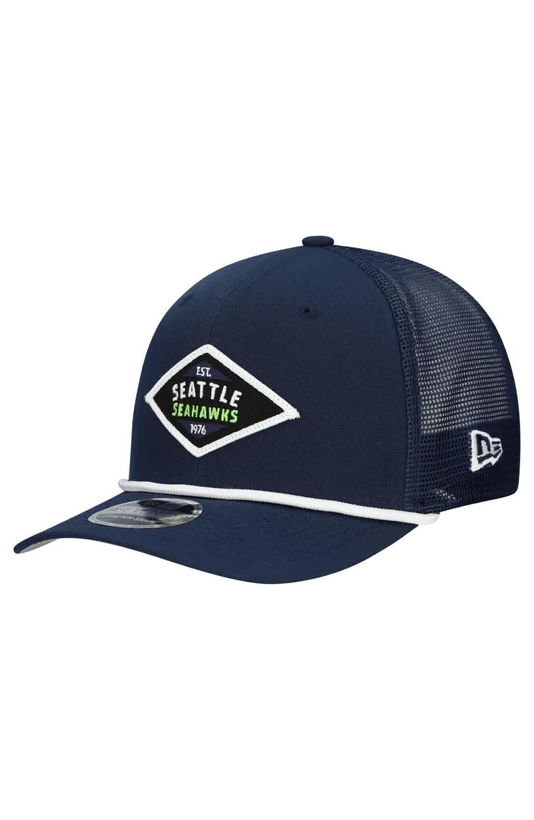 New Era Men's New Era  College Navy Seattle Seahawks Team 9SEVENTY Adjustable Hat, Main, color, College Navy