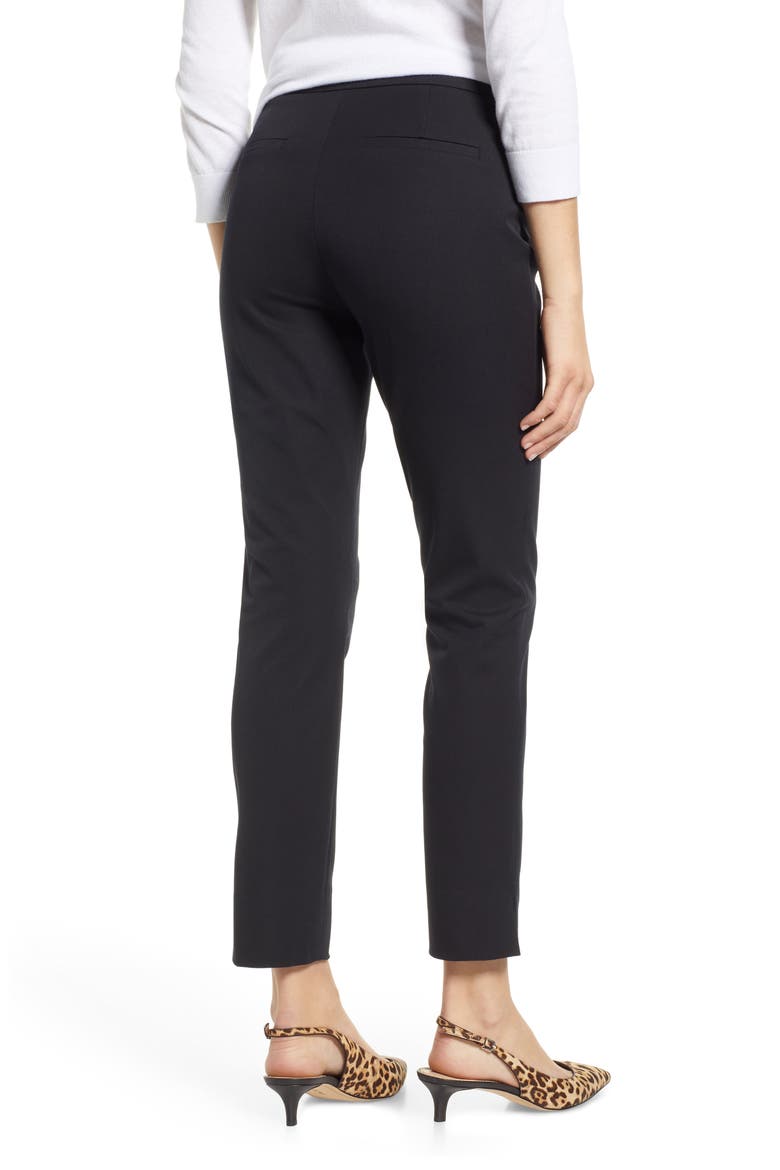 Stretch Ankle Skinny Pants, Alternate, color, BLACK