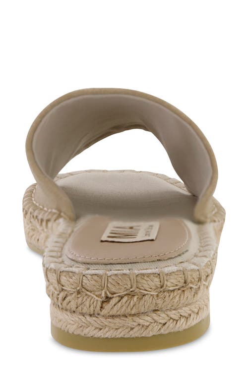 Mia Limited Edition Noveli Espadrille Platform Slide Sandal In Nude