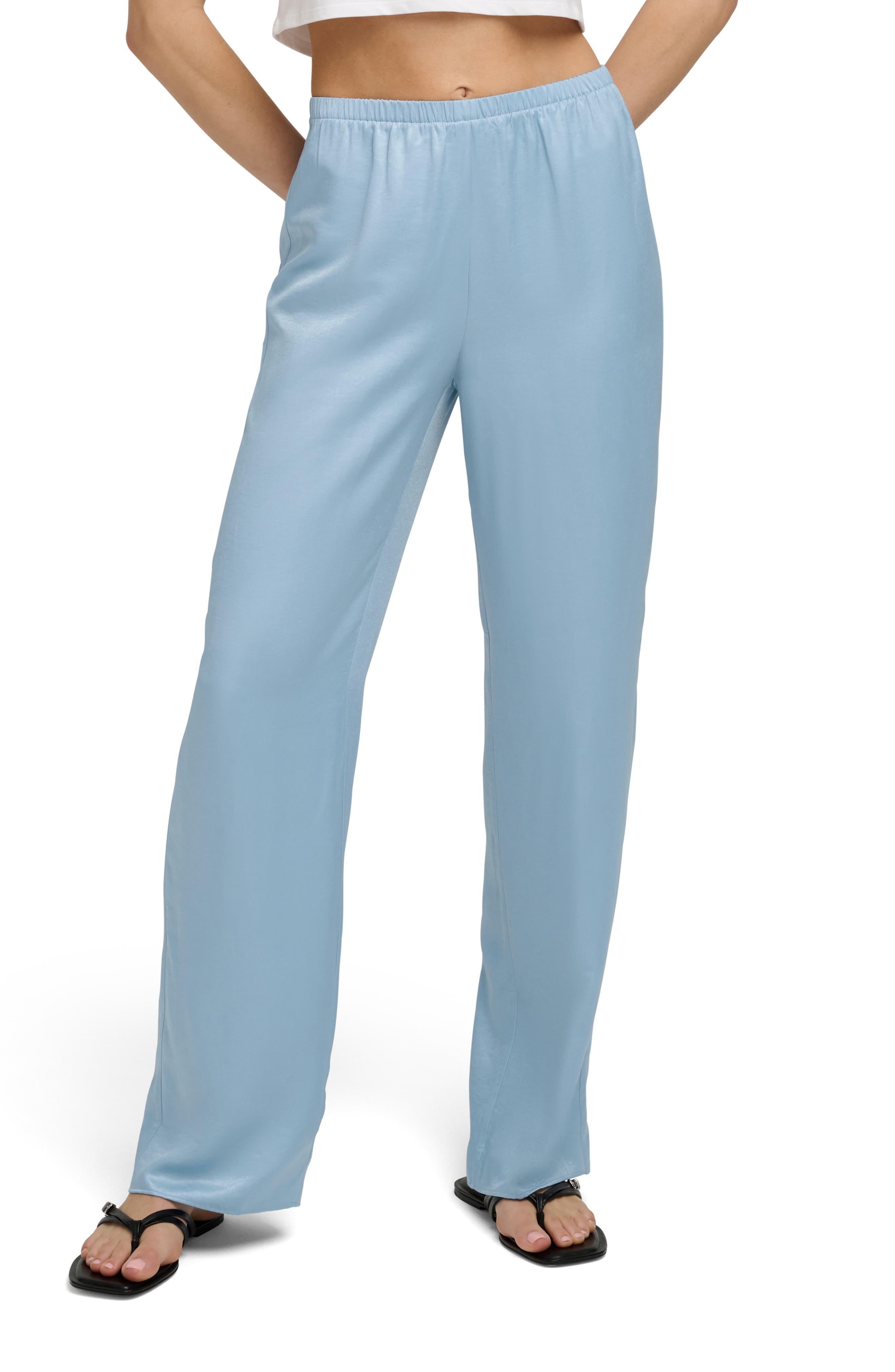The Everything Satin Wide Leg Pants - image 3