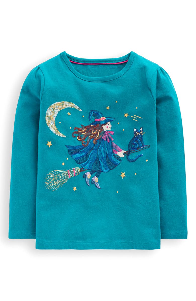 Mini Boden Kids' Superstitch Cotton T-Shirt, Main, color, 