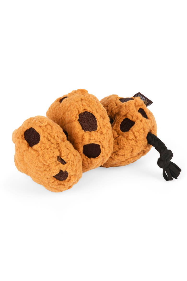 Pup Cup Cafe, Cookies N Treats Plush Dog Toy, Squeaker & Crinkle, Main, color, Multicolored