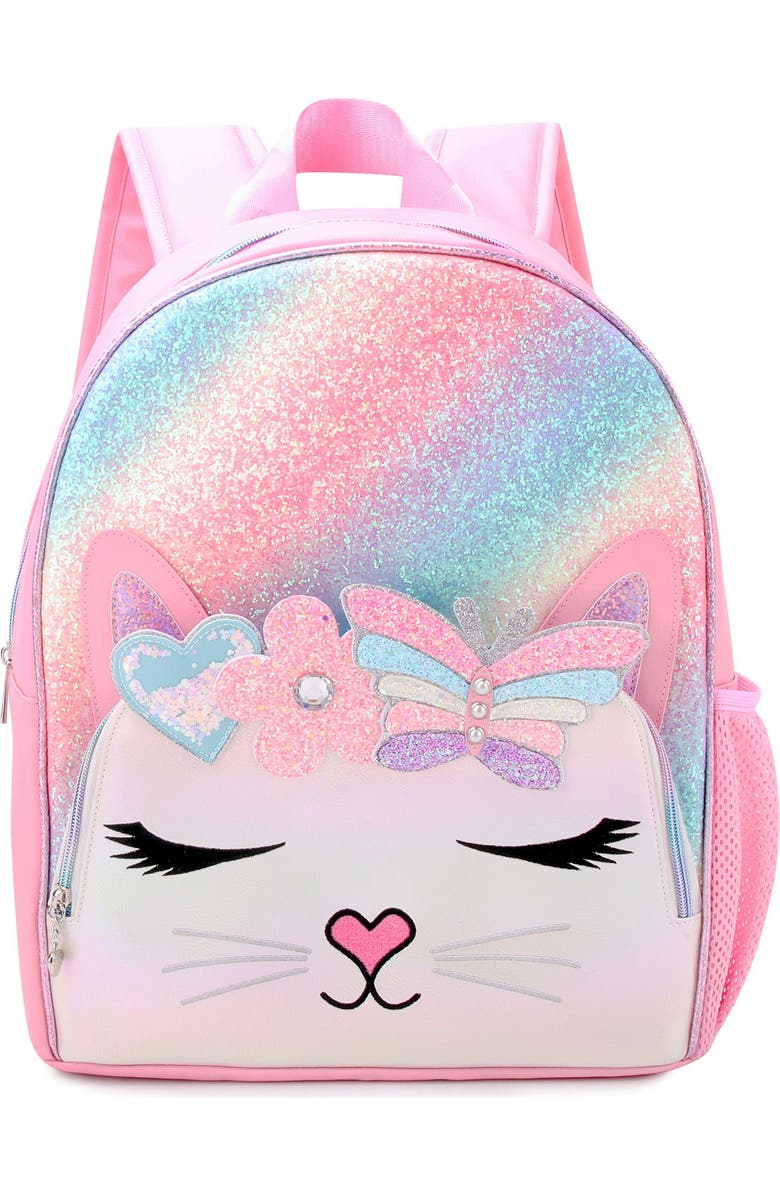 OMG Accessories Kids' Bella Butterfly Backpack, Main, color, Bubble Gum