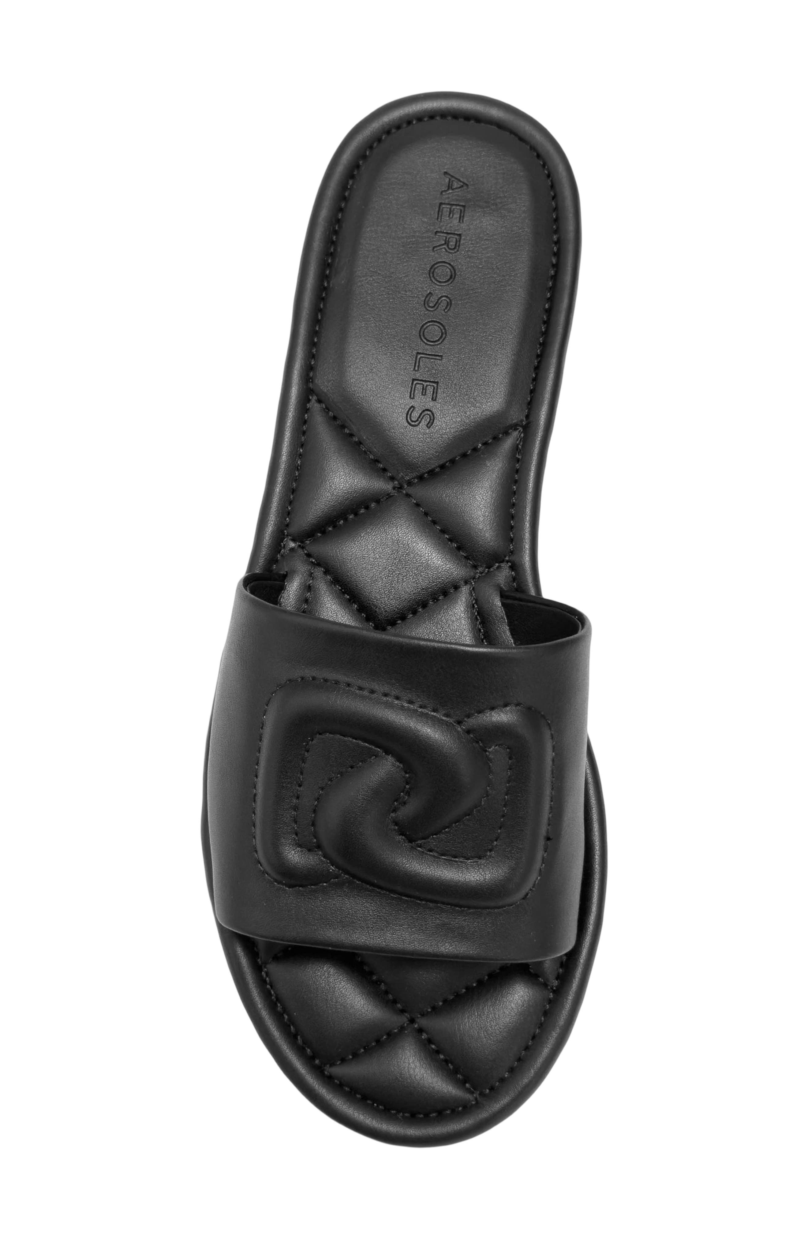 Aerosoles Jilda Slide Sandal, Alternate, color, Black