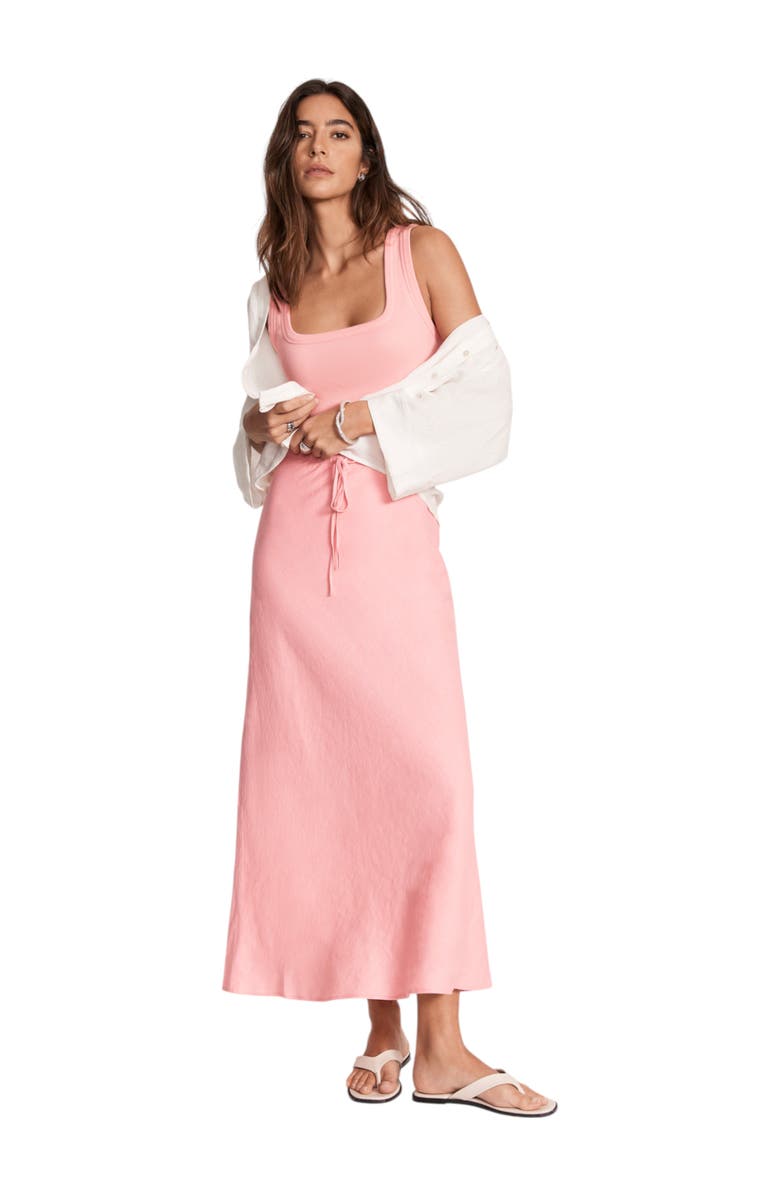 MINT VELVET Linen Slip Maxi Skirt, Alternate, color, 