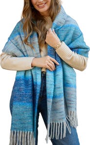SAACHI Stripe Oversize Scarf