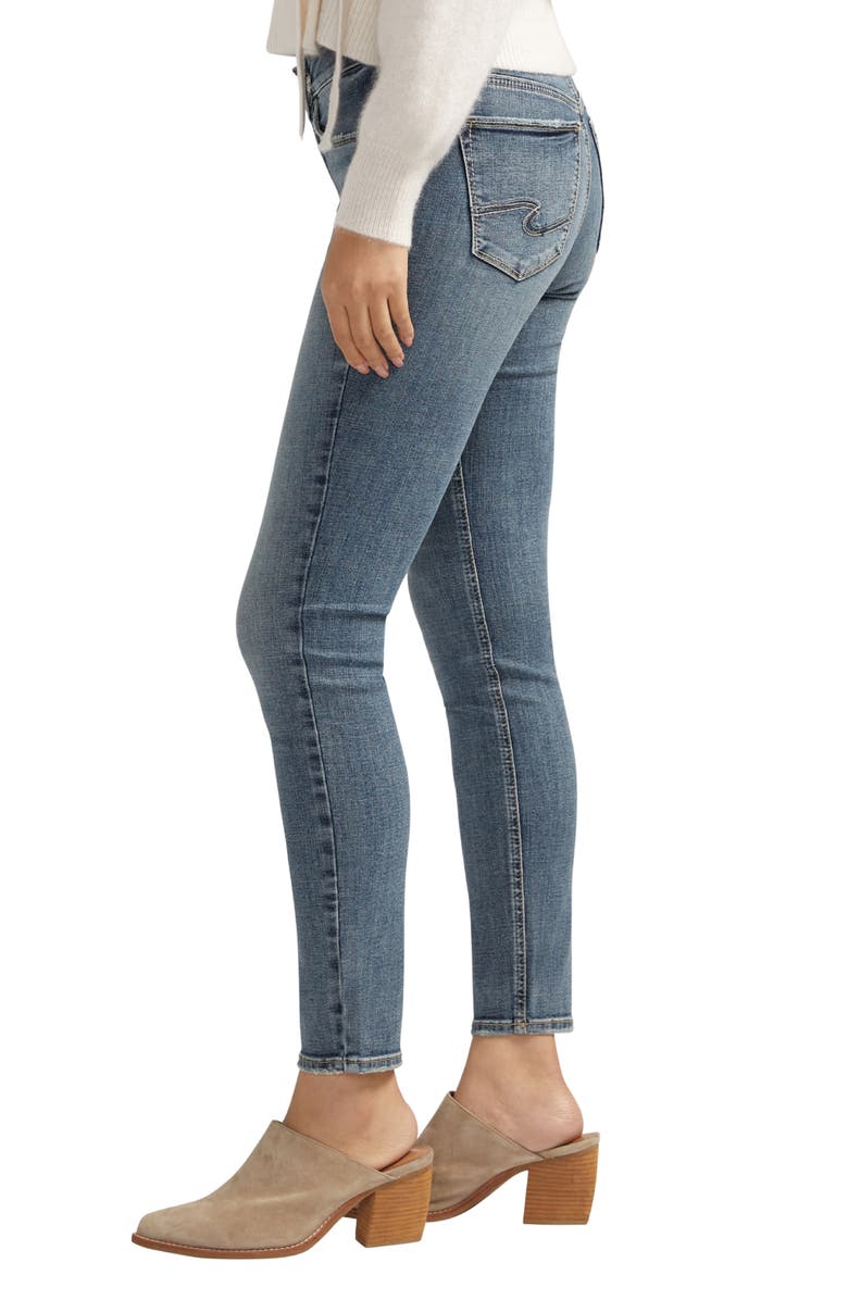 Silver Jeans Co. Suki Curvy Skinny Jeans, Alternate, color, Indigo