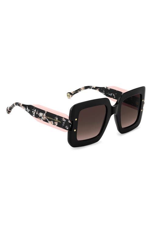 Carolina Herrera 50mm Square Sunglasses In Black