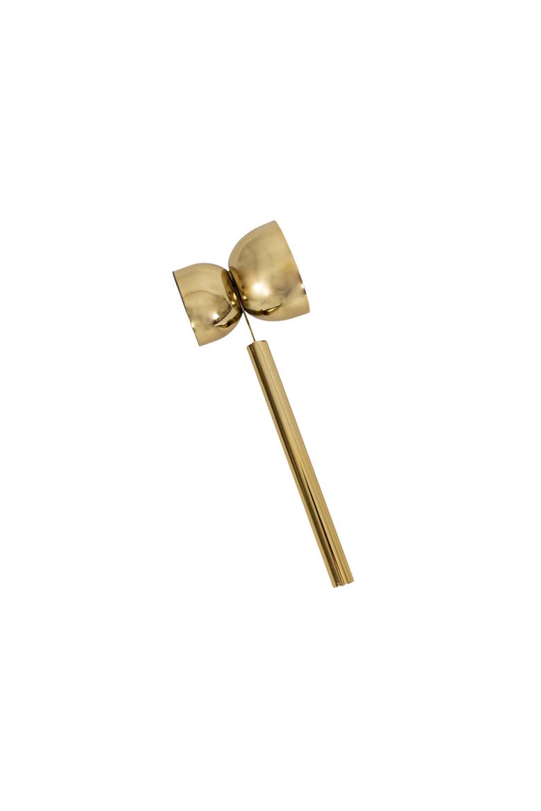 Set of 4 Bar Tools Brass Finish Metal, Alternate, color, Gold