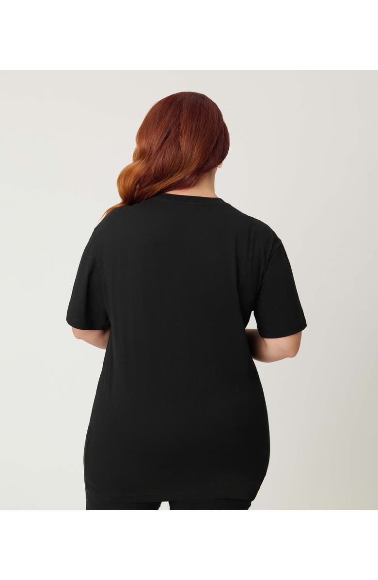 Unique Vintage Unisex Graphic Tee, Alternate, color, Black Cat Print