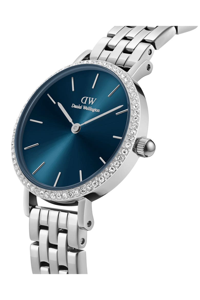 Petite Lumine Bracelet Watch, 28mm, Alternate, color, SILVER