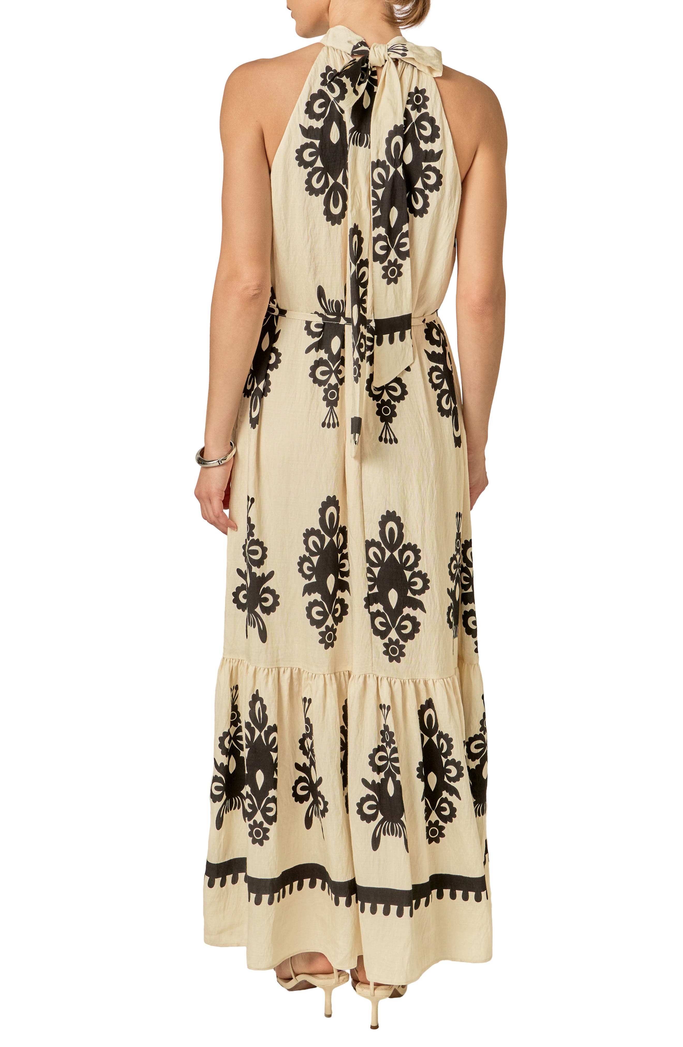 Allover Print Halter Dress - image 2