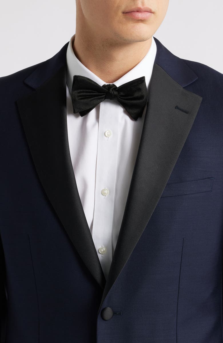 ZANETTI Matteo Slim Fit Navy Wool Tuxedo, Alternate, color, Navy