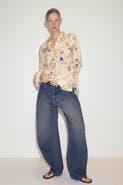 H&M Oversized Linen-blend Shirt