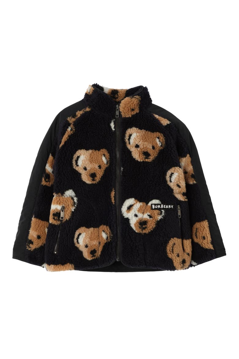 Thomas Bear Fleece Jacket, Main, color, Ink blue