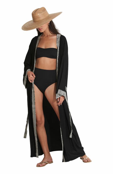 Lee Midi Swim Cover Up Kimono