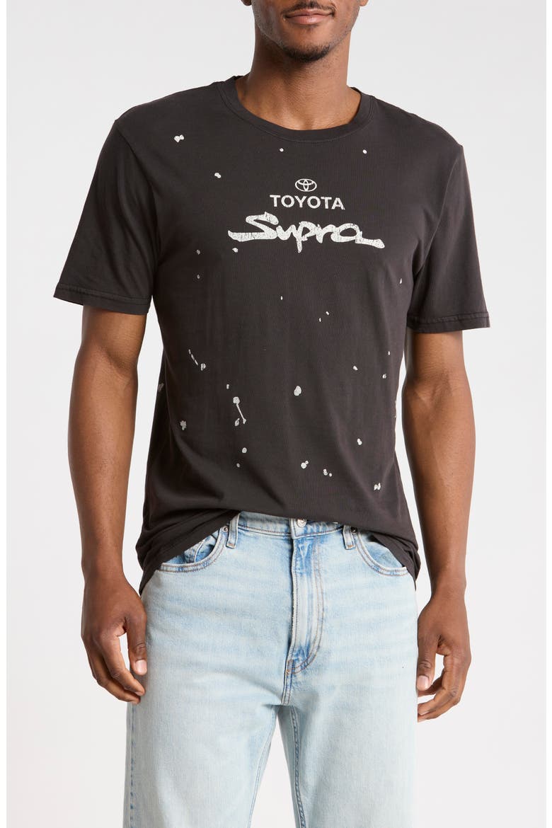 Toyota Supra Angles Graphic T-Shirt, Main, color, BLACK