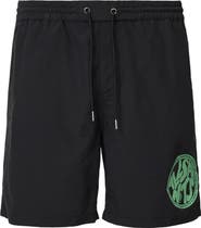 AllSaints Distortion Swim Trunks