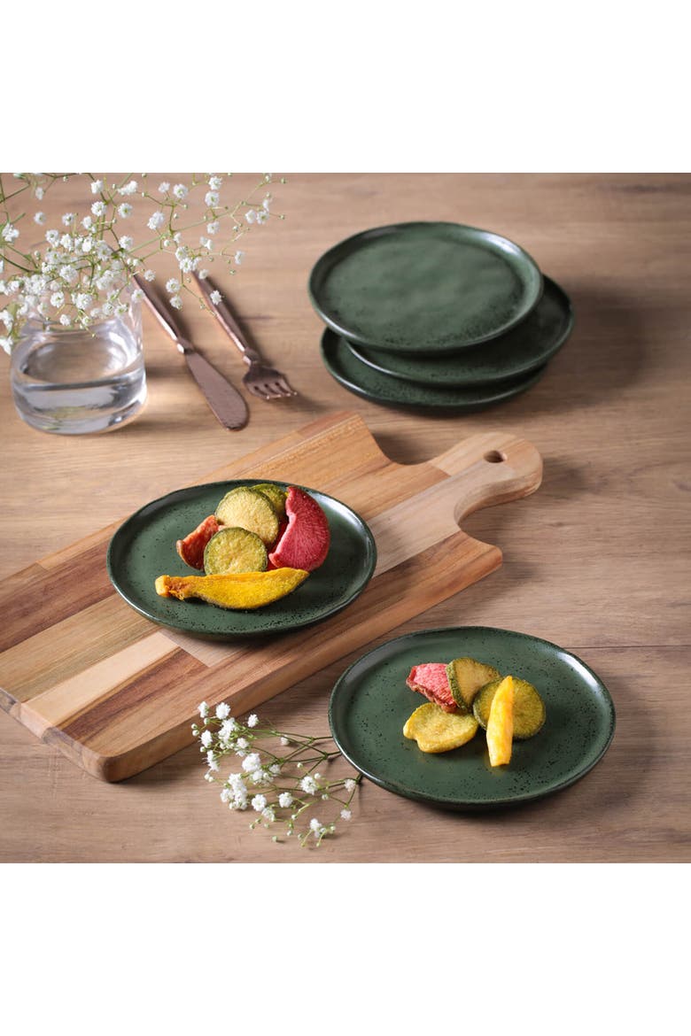 Bread Plate Set of 6, Alternate, color, Greenery