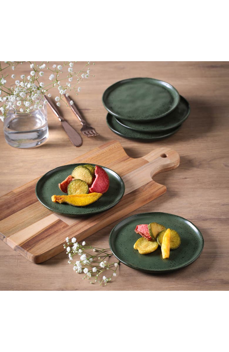 Porto Brasil Bread Plate Set of 6, Alternate, color, Greenery