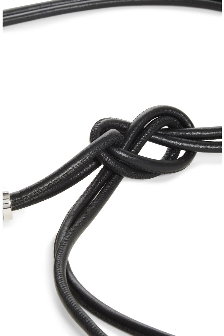 Lowell Wrap Belt, Alternate, color, BLACK/ SILVER