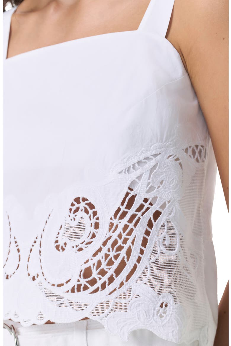 Clem Embroidered Trim Cotton Tank (Women) | Nordstromrack