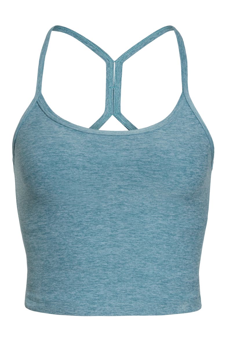 Space Dye Slim Racerback Crop Tank, Alternate, color, BLUE CRUSH-SKY BLUE