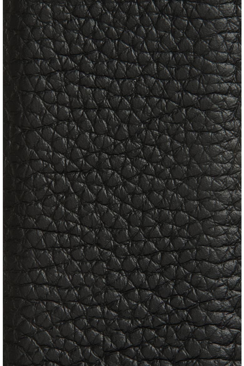 Reversible T Icon Leather Belt, Alternate, color, 1N001 BLACK