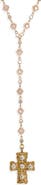 VIDAKUSH Belvedere Cross Rosary Chain Necklace