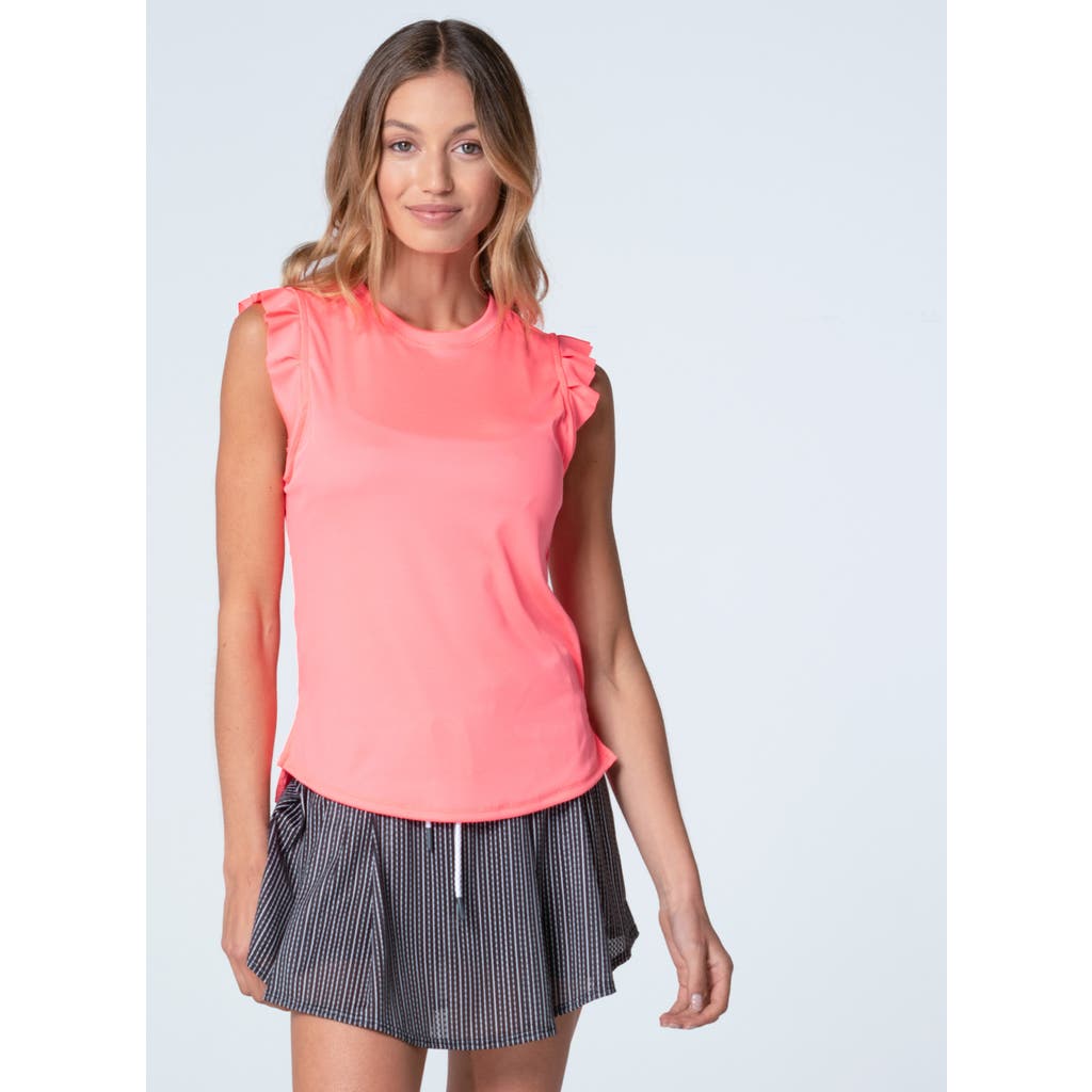 Lucky in Love Bring it On Rib Tank in Lava  product