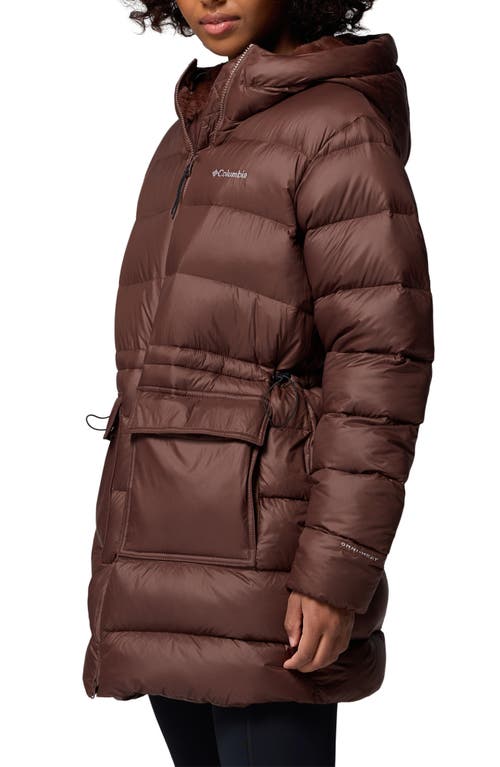 Columbia Harmony Falls Water Repellent 650 Fill Power Jacket In Brown