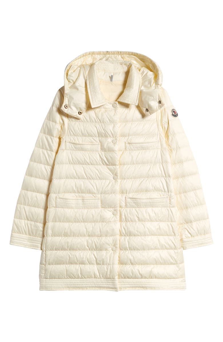 Moncler Kids' Manas Water Repellent Down Puffer Coat with Removable Hood, Main, color,