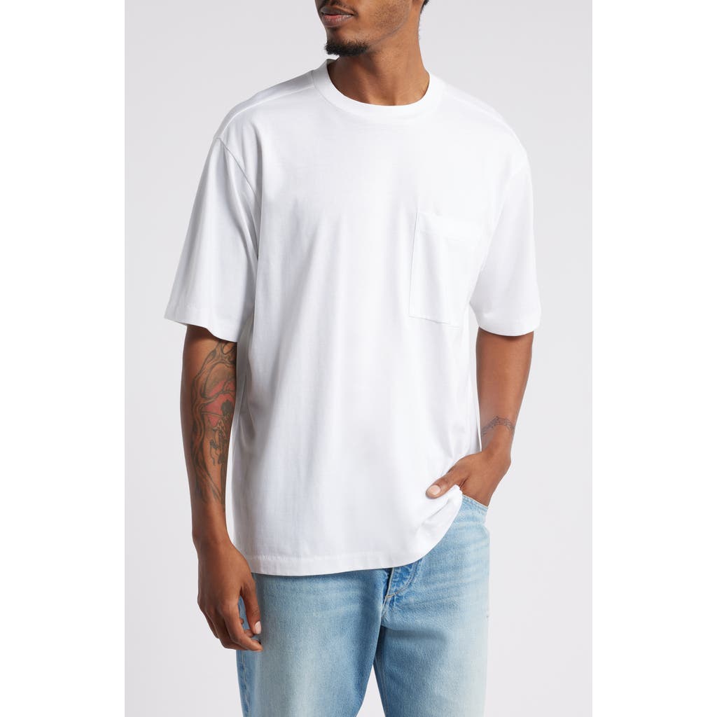 Bp. Washed Oversize Pocket T-shirt In White