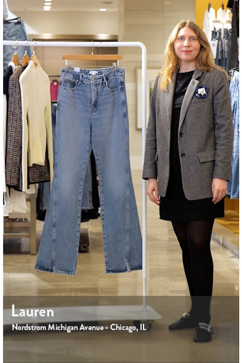 Good Curve Front Slit Bootcut Jeans video