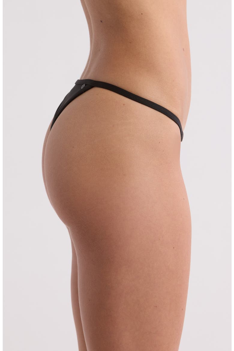 Simply Seamless Tiny Bikini Bottoms, Alternate, color, BLACK