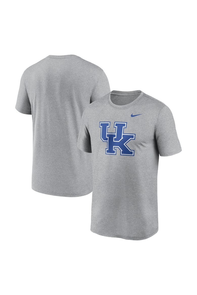 Men's Nike Heather Gray Kentucky Wildcats Primetime Legend Logo T-Shirt, Main, color, Heather Gray