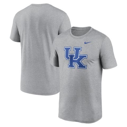 Men's Nike Heather Gray Kentucky Wildcats Primetime Legend Logo T-Shirt