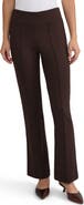 Jones New York Pintuck Pull-On Straight Leg Pants