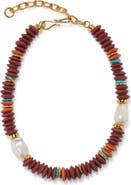 Lizzie Fortunato Umi Disc Bead Necklace