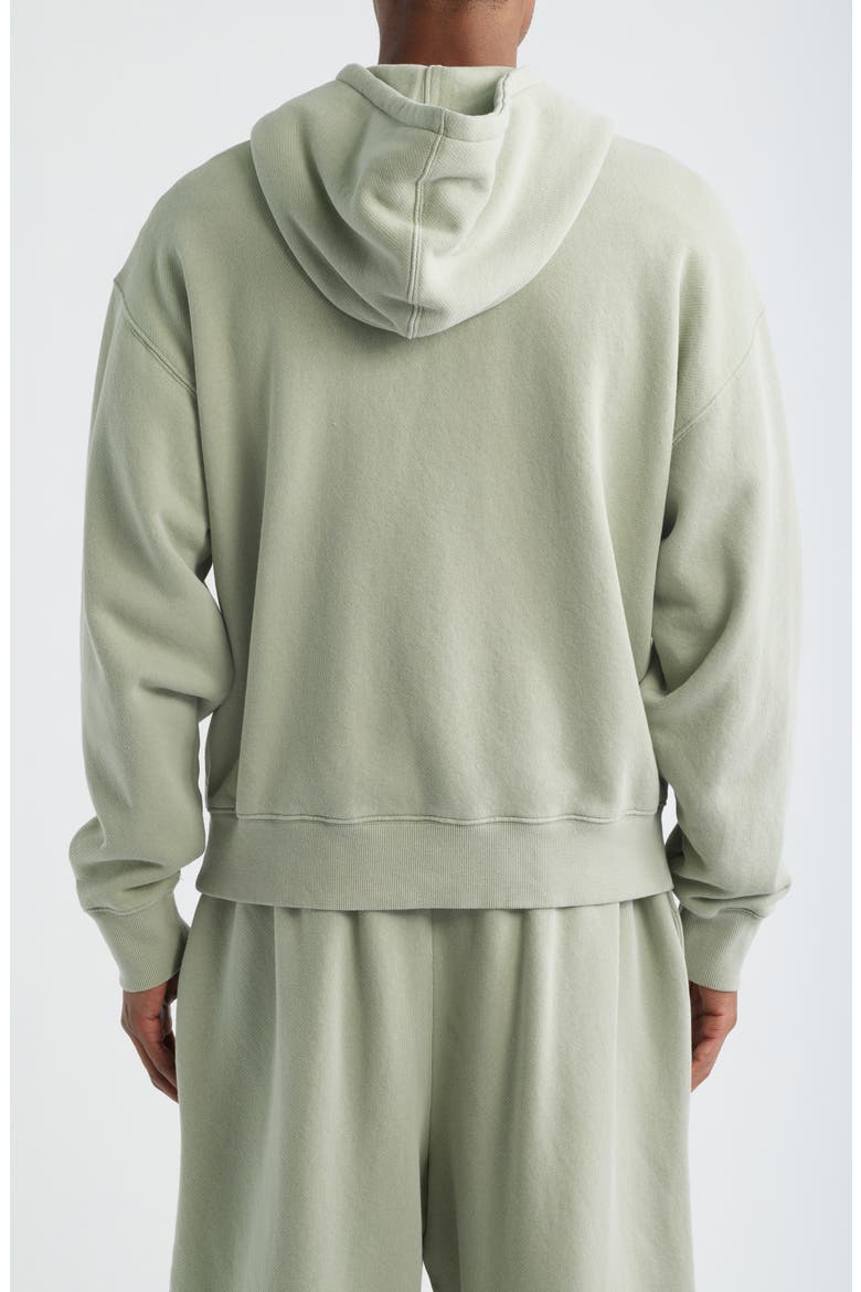 Organic Cotton Zip Hoodie, Alternate, color, SAGE