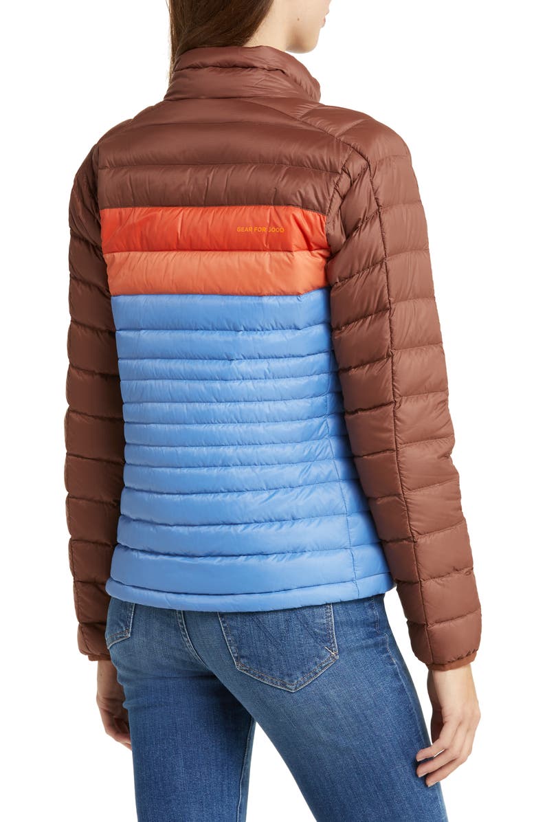 Cotopaxi Fuego Water Resistant 800 Fill Power Down Puffer Jacket, Alternate, color, Acorn / Lupine