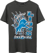Junk Food Detroit Lions One Pride Cotton Graphic T-Shirt