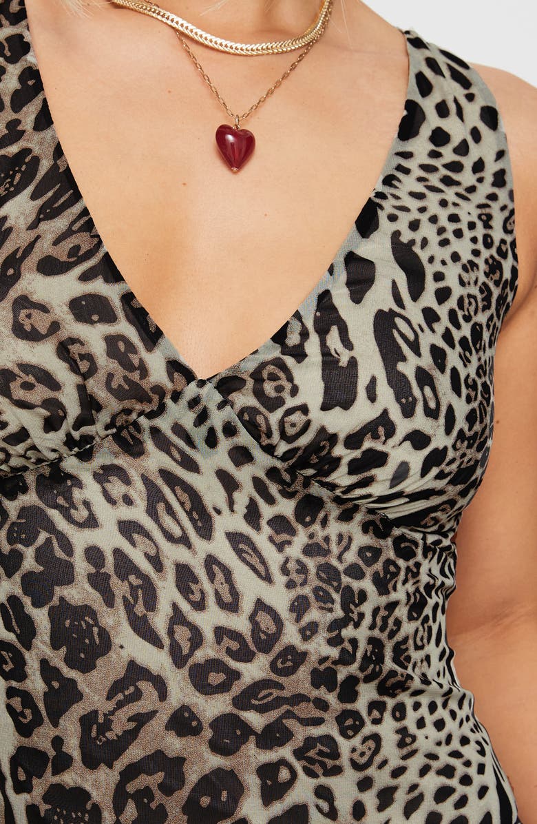 Princess Polly Honeymoon Stage Leopard Print Crop Tank, Alternate, color,